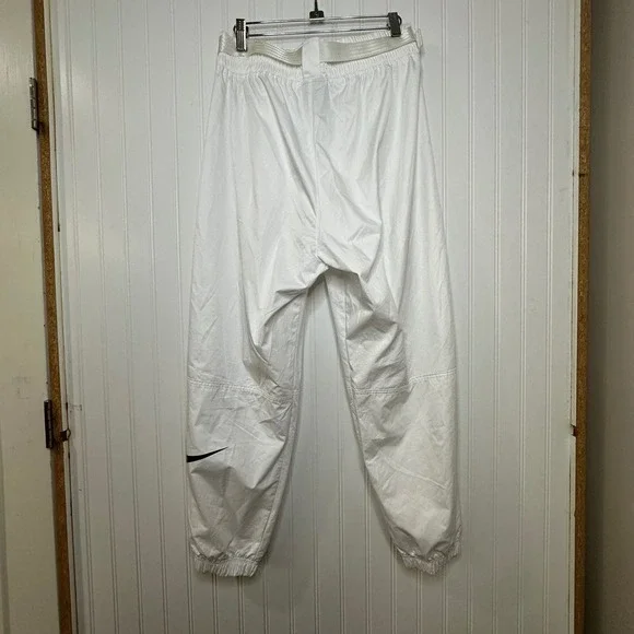 Nike Sportswear Women's Woven Cargo Joggers in White Belted wBlack Swoosh Size M - Picture 13 of 16